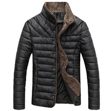 2018 Autumn Winter Men Jacket Casual Warm Parkas Men's Windbreaker Coat Single Breasted Outerwear Male Jackets Brand Clothing 2024 - buy cheap
