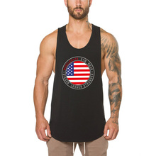 New Summer Clothing Men's Fitness tank top bodybuilding gyms stringer vest cotton tanktops undershirt men sleeveless shirts 2024 - buy cheap