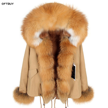 OFTBUY 2021 long khaki parka winter jacket women real fur coat natural  red fox fur hooded liner outwear high quality fashion 2024 - buy cheap