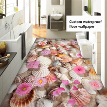 beibehang Custom fashion three-dimensional silky waterproof classic papel de parede wallpaper stereo dolphin rock bathroom floor 2024 - buy cheap