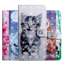 For Nokia 2 3 3.1 5 6 6.1 7 Plus Case 3D Painting Flip Case For Nokia 3 6 7 2018 Cover PU Wallet Leather Case Protective Cover 2024 - buy cheap
