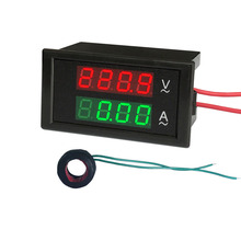Voltímetro Digital LED AC 100v-300V/ 100A 110V 220V, amperímetro, medidor de voltios, medición de corriente de voltaje + transformador de corriente CT 2024 - compra barato