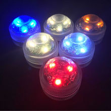 10pcs Underwater Submersible LED Lights Battery Operated Base for Wedding Xmas Halloween Holiday Decor 2024 - buy cheap