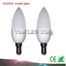 LED Bulb E14 Milkly White Lampshade 220V 230V 240V LED Light Bulb Lampada SMD 2835 Bombillas 7W 5W Chandelier LED Candle Light 2024 - buy cheap