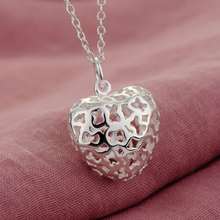 Collar de plata con corazón calado simplesilver/BMJJKNJD KNVKTRSF 2024 - compra barato