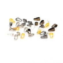 New Arrival Plated Clip& Clasp Pinch Clip Bail Pendant Connectors Bail Beads DIY Jewelry Findings Accessory 2024 - buy cheap