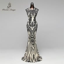 Poems Songs New Hot sale Mermaid Evening Dress prom gowns Party dress vestido de festa Sexy Backless Luxury Sequin robe longue 2024 - buy cheap