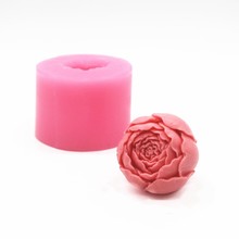 3D Rose Flower Candle Soap Mold Silicone Mould DIY Handmade Chocolate Cookie Baking Clay Crafts Tray Homemade Making Mold Tools 2024 - buy cheap