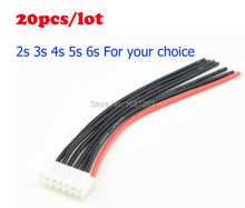 20pcs 2S1P 3S1P 4S1P 5S1P 6S1P JST-XH JST XH Connector Adapter plug Balance Changer Wire Charger Cable for Lipo Battery 2024 - buy cheap