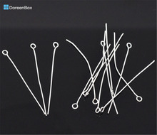 Doreen Box Милые 300 шт. шпильки серебряного цвета 50x0,7 мм (21 калибр) (B01727) 2024 - купить недорого