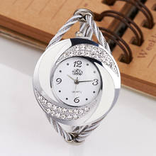 Reloj de pulsera informal para mujer, pulsera de 7 colores con esfera redonda de cristal de cuarzo, reloj de moda elegante de alta calidad 2024 - compra barato