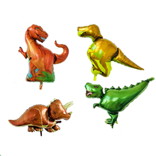 Balões de alumínio para festa de dinossauro, balão de hélio para decoração de animais, dinossauro, brinquedos infantis, 1 peça 2024 - compre barato