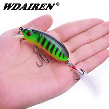 1Pcs Minnow Fishing Lure Sinking Wobblers 60mm 10g Artificial Hard Bait With Feather Treble Hook Pike Isca Bass Crankbait Tackle 2024 - buy cheap