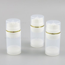 12pcs 50ml Clear Airless Pump Lotion Bottle Plastic Airless Bottle Airless Container Cosmetic Packaging with clear cap 2024 - buy cheap