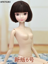 Cute Short Brown Hair 1/6 bjd Doll Kids Toy High Quality 12 Joints Moveable BJD Doll Body & Head For Dollhouse 1:6 Doll 2024 - buy cheap