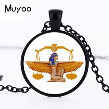 Египетское ожерелье с логотипом годдессы, винтажное ювелирное ожерелье ручной работы, подарок для женщин и девочек, аксессуары для платья EG3 HZ1 2024 - купить недорого