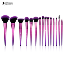 DUcare Makeup Brushes 15PCS Brushes for Makeup Eyeshadow Foundation Powder Blush Eyebrow Brush Make Up Brush Set Cosmetic Tools 2024 - buy cheap