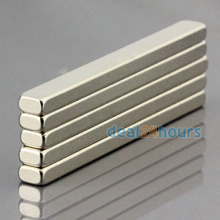 OMO Magnetics 5pcs N50 Super Strong Block Cuboid Neodymium Magnets 50 x 5 x 3mm Rare Earth 2024 - buy cheap