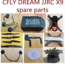 CFLY-Kit de control remoto para cámara de control remoto, pantalla de lámpara con motor de carcasa, cable esc, C-FLY DREAM JJRC X9 2024 - compra barato