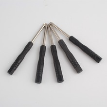 85mm Mini Screwdriver 3.0mm Slotted Flathead Straight Screwdrivers Black Opening Tool for Repair 500pcs/lot Free Shipping 2024 - buy cheap