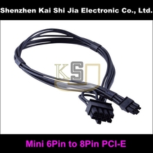 High Quality Mini 6-Pin PCI-E to PCI-E 8-Pin PCI Express Power Cable for Mac-Pro G5 Video Card 2024 - buy cheap