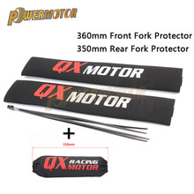 Protector de horquilla delantera de 36cm, 35cm, amortiguador trasero, cubierta envolvente para CRF YZF KLX Dirt Bike, motocicleta, ATV, Quad, Motocross 2024 - compra barato