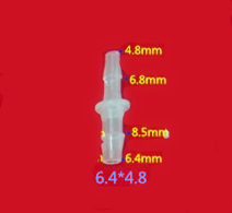 Conectores de plástico rectos de reducción de lengüeta de manguera de 6,4mm X 4,8mm 2024 - compra barato