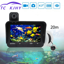 Alta definición visión nocturna Marina Gps 4,3 pulgadas 20 metros doble lente Detector de peces submarino Video cámara dispositivo de pesca 2024 - compra barato