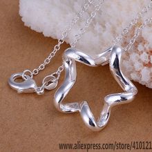 P196_2 Lucky Charm Silver Color Pendants For Women Jewelry Necklace Girl Lady Accessories Fashion Pendant Twisting /fmkaodr 2024 - buy cheap