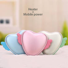 Mobile Power Handwarmer  PTC ceramic heating Mini Electric Heater Explosion Warm Love Angel  Usb Charging Warm Baby Fever 2024 - buy cheap