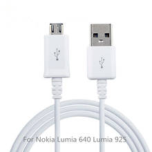 Micro USB Cable Fast Charging Mobile Phone USB For Nokia Mircosoft Lumia 640 Lumia 925 Android Charger Cable 1M Data Sync Cable 2024 - buy cheap