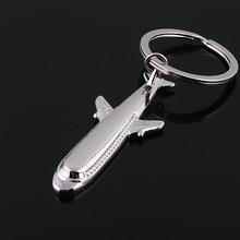 KC-110 Fashion Personality Boeing 747 Aircraft Key Chains High Quality Silver Plated Cheap Model Plane KeyChains Wholesale Gift 2024 - buy cheap
