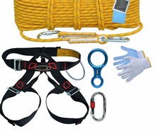 Cuerda de descenso rápido para trabajo aéreo, arnés deportivo de seguridad para trabajo aéreo, equipo de aparejo de cables al aire libre, 90M-100m, 2700KG, 10,5 MM 2024 - compra barato