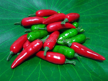 Special 30pcs Fake Little Green/Red Chilies Artificial Pepper Fruit Faux Food House Kitchen Party Decor 2024 - buy cheap