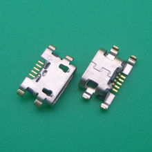 100 piezas para Oukitel U22 MTK6580A Quad Core micro mini usb conector de toma de corriente puerto de carga dock plug piezas de reparación 5 pin 2024 - compra barato