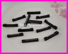 200PCS 3.0cm 1.15" Black plain Plastic Pin Back suitable to brooches,30mm plastic Safety Pins for Badge Name Brand 2024 - buy cheap