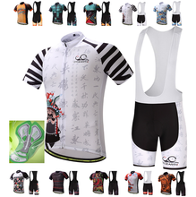 Conjunto de Maillot y pantalones cortos transpirables para Ciclismo de montaña, Ropa de Ciclismo, novedad de 2019 2024 - compra barato