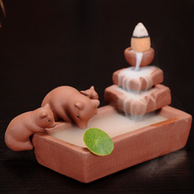 Ceramic smoke backflow incense Household decoration Incense burner 2024 - buy cheap