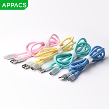 APPACS-Cable De Carga Rápida de Cable tipo C para teléfono, Cable de sincronización de teléfono Micro tipo C, cargador de USB-C de carga USB, 1m, 3,3 pies 2024 - compra barato