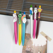 Jonvon Satone 30pcs Wholesale Cartoon Rainbow Ballpoint Pen Oil Ball Pen Lovely Ball Pens Stationery School Supplies For Writing 2024 - buy cheap