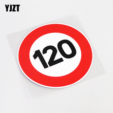 Yjzt adesivo limite de velocidade de marca de aviso fashion 12.7cm * 12.7cm decalque de carro pvc 13-120 2024 - compre barato