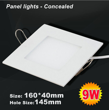 9W 900LM Led Panel Light Ceiling Wall Lamp Round square Shape 45 SMD 2835 110v/220v/230v Recessed indoor lighting 2024 - buy cheap