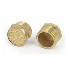 1/2BSP Thread Sintered Bronze Pneumatic Air Breather Silencer Muffler 2pcs 2024 - buy cheap