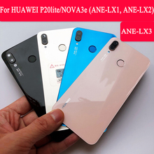 Original Back Glass Panel For Huawei P20 lite Battery Cover Rear Door Housing With Fingerprint For Nova 3e Back Cover+Adhesive 2024 - buy cheap