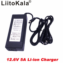 2019 Liitokala 12.6 V battery charger power 12.6 V for CCTV 5A 5A charger for 12 12 12 V V battery 12V battery charger 2024 - buy cheap