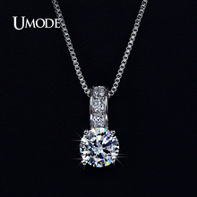 UMODE Хрустальные ожерелья с небольшими классическими фианитами качества ААА+ UN0031 2024 - купить недорого