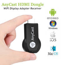 Anycast-adaptador para tv, m2 plus, miracast, wifi, hdmi-com 1080p, para ios e android 2024 - compre barato