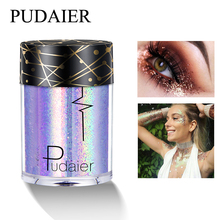 Pudaier 24 Colors Glitter Eye Shadow Makeup Holographic Sequins Eye Body Nail Lips Party Makeup Glitter Diamond Festival Pigment 2024 - buy cheap