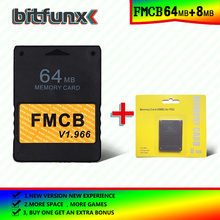 Bitfunx Free McBoot Memory Card （FMCB）64MB  v 1.966 （new version &new function）+8/16/32/128/MB memory card pack 2024 - buy cheap