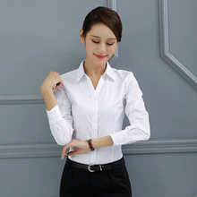 New Women Shirt Long Sleeve Blouses Ladies Office Shirts Plus Size 4XL Blouse Cotton White OL Shirt Female Blusas Camisa Mujer 2024 - buy cheap